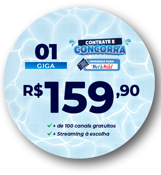 Plano de 1 Giga da VNT Telecom